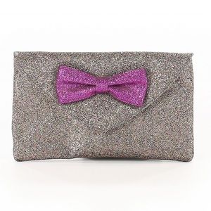 Anthropology Sparkle Bow Clutch